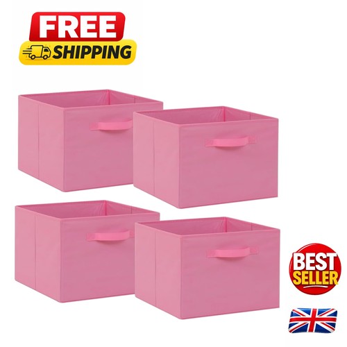 Durable fabric storage boxes - fabric,