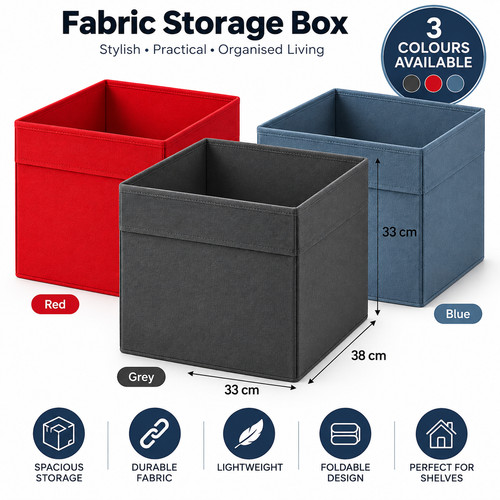 Fabric storage box - fabric,