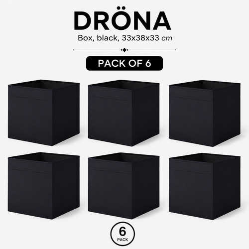 Ikea drona storage boxes - boxes, for