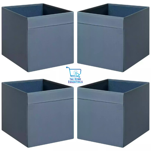 Blue storage boxes - storage,