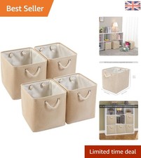 Durable Beige Foldable Storage