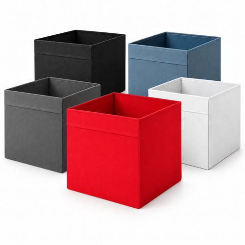 Fabric storage cube box with - storage,